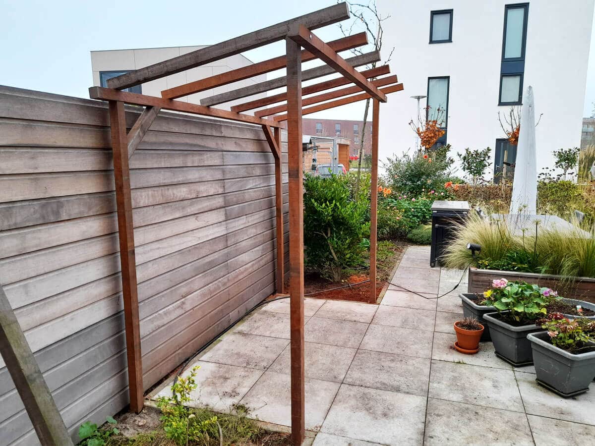 Houten pergola Houten pergola