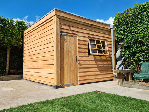 Tuinschuur-buitenklus